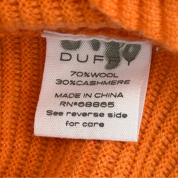 Orange V-Neck Sweater - Picture 7 of 11